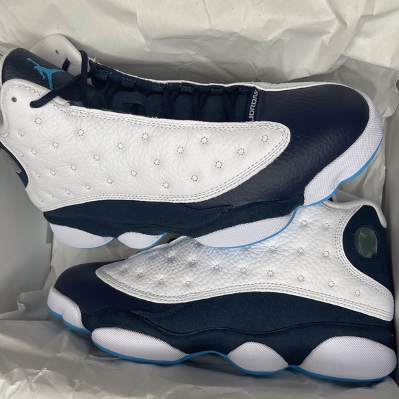 New in box Authentic Air Jordan 13 Obsidian Size 9 - Picture 2 of 4